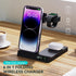New 6-in-1 Wireless Charger Charging Station, Foldable Stand Dock,Compatible with Samsung,iPhone 15 14 13 12 11 X XR XS Pro Max 8 Plus SE, for App...