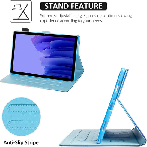 Dteck for Galaxy Tab A7 Tablet Case 10.4" 2022/2020, SM-T500/T503 Case, PU Leather Protective Cover with Auto Sleep Wake & Stand Function, Built-i...