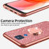 nancheng for Moto G Play (2021), Phone Case for Motorola G Play 2021 Women Glitter Cute Luxury Soft TPU Silicone Clear Cover with Lanyard Stand Bu...