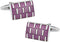Purple Cufflinks for Men with Galvanized Theme with Presentation Gift Box...