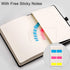EMSHOI Graph Paper Notebook - 256 Pages A5 Graph Notebook/Journal, Hard Cover, 120gsm Thick Paper, Smooth PU Leather, Inner Pocket, 5.75'' × 8.38'...