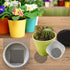 Flower Pot Hole Mesh Pad, Bonsai Bottom Grid Mat Squares Plant Pot Drainage Net Screens DIY Netting Gasket for Indoor Outdoor Gardening Succulent ...
