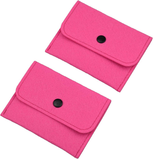 2 Pack Birth Control Pill Packet with 4" x 3" for Women Privacy Protection Contraceptive Medicine Holder Pink Sleeve Pouch Wallet...