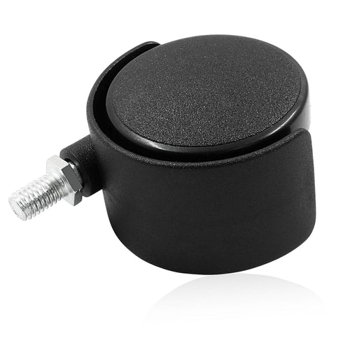 4 Pack 2 Inch Caster Wheel Replacement, M8 Office Chair Caster Wheel, Universal Standard Size Furniture Wheel Without Locking Braking Threaded Scr...