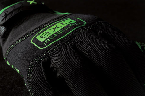 Ironclad mens Work Gloves EXO GRIP BLACK , Black & Green, Small Pack of 1 US...