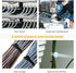 120PCS Car Push Mount Cable Zip Tie, Nylon Self Locking Cable Strap, Engine Bay Wire Harness Restraint Ties, Fastener Cable Clips Wraps for Indoor...