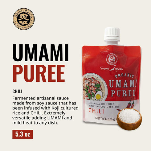 Muso From Japan - Organic Umami Chili Puree, Japanese Flavor Enhancer, USDA Organic, Ideal for Sauces, Marinades, Cooking - 5.2 oz (Pack of 1)...