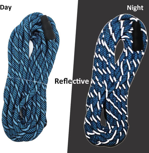 Reflective Long Dog Leash Slip Lead, No-Choking 12FT/20FT/30FT/50FT Rope Training Lead for Medium Dogs Small Puppy Pets Behavior Active Playing Bl...