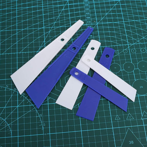 6Pcs Plastic Glue Smear Sticks Applicator Glue Spreaders DIY Leather Craft Tool Scraper Leather Craft Tools Sewing Accessories...