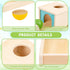 Adena Montessori Object Permanence Box with Tray Three Balls Montessori Toys for 6-12 Months Baby 1 Year Old Infant Toddler (Small Box - for Boy)...