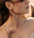 Dainty Gold Choker Necklace 14k Gold Plated CZ Leaf Drop Beads Chain Chokers Handmade Delicate Simple Necklaces Jewelry...