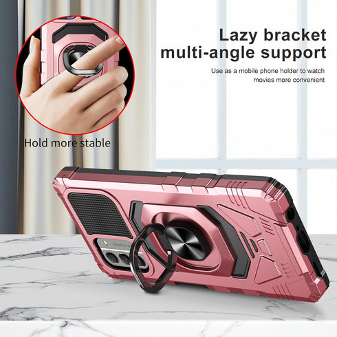 Ailiber for Nokia G400 5G Phone Case, Nokia G400 N1530DL Case with Screen Protector, Ring Kickstand for Magnetic Car Mount, Heavy Duty Shockproof ...