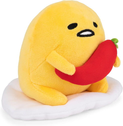 GUND Sanrio Gudetama The Lazy Egg Stuffed Animal, Spicy Gudetama Plush Toy for Ages 1 and Up, 5”...