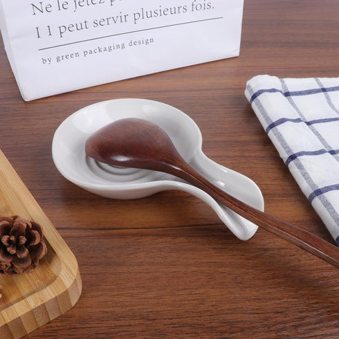 Spoon Rest for Kitchen, Ceramic Spoon Holder for Stove Top, Cooking Spoon Holder?Coffee Spoon Holder,Heat Resistant Utensil Rest for Countertop, D...