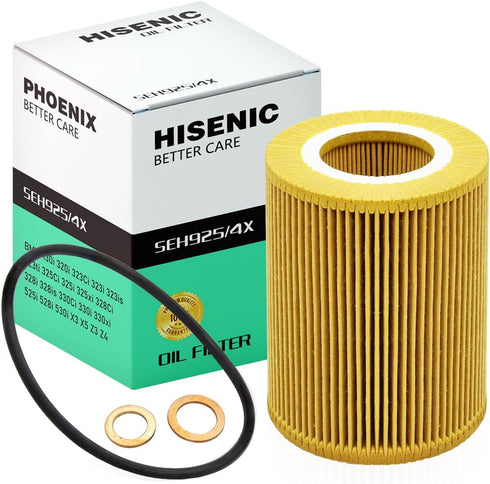 Oil Filter Fits BMW 325i 325Ci X3 X5 Z3 Z4 525i 528i 330i 330Ci 530i 328i E36 E46 E39 E60 Replace HU925/4 X | Part No. 11427512300 11421427908 114...
