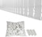 XKMT- White Mouting Bracket For Chain Link Fence View Blocking Privacy Tape Weave...