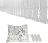 XKMT- White Mouting Bracket For Chain Link Fence View Blocking Privacy Tape Weave...