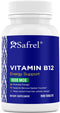 Safrel Vitamin B12, Supports Energy Metabolism, Tablets, 1000mcg, 200 Ct, Provides Energy, Metabolism and Nervous System Health Support | Vegan, G...