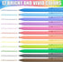 Gel Pens 12 Colors Retractable Quick Dry Ink Pens Fine Point 0.7mm, Smoooth Writing Pens Multicolor for Journaling, Drawing, Doodling, and Note Ta...