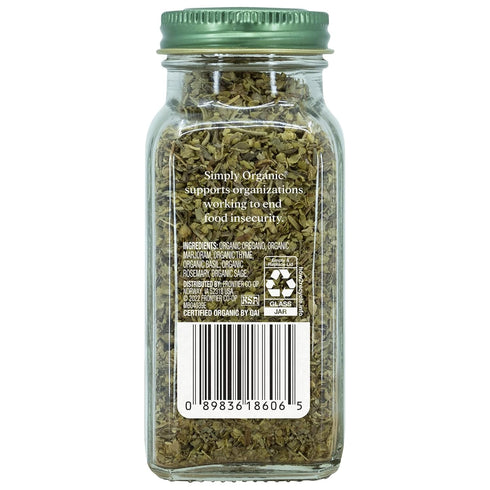 Simply Organic Italian Seasoning, Certified Organic | 0.95 oz | Pack of 3...