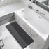 Yimobra Bathroom Runner Rug 55x24 Inch - Extra Long Non Slip Chenille Bath Mat, Soft & Absorbent, Machine Washable Shaggy Hallway Carpet for Vanit...