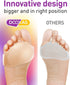 Clear Gel Metatarsal Foot Pads for Women & Men – Thicker Foot Gel Cushion Pads for More Comfort and Pain Relief – Silicone Metatarsal Pads – Upgra...