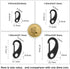 12Pack Carabiner Clips Spring Snap Hook Buckle Clasps for Flag Pole Clips Marine Clips Ropes Dog Leashes Hiking...