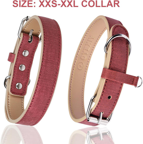 Small Dog Collar Girl Boy, Dog Collar for Small Medium Large Dogs, Puppy Collars Chihuahua Collar Adjustable Pet Cat Collar Pink Collar Para Perro...