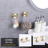 GERZWY Bathroom Brushed Gold Coat Hook SUS 304 Stainless Steel Single Towel/Robe Clothes Hook for Bath Kitchen Contemporary Hotel Style Wall Mount...