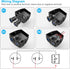 Tent Type Panel 12V USB Outlet Lighted Cigarette Lighter Socket, PD3.0 & QC3.0 Car USB Port Aluminum Charger with LED Voltmeter & Switch, Waterpro...