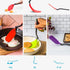 Dreamfarm Chopula Non-Stick-Safe Super-Flexible Sit-Up Spatula with Strong Flat Edge to Separate Food - 12" Red...