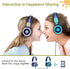 SIMOLIO Kids Headphones Bluetooth for Boys, Built-in Microphone and Share Port, Safe 75dB,85dB,94dB Volume Limited, Foldable and Adjustable, Wirel...