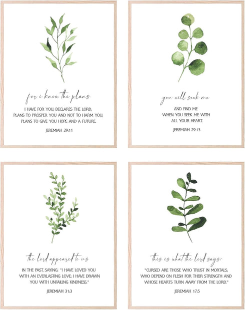 Insire Christian Decor for Wall, Wall Art Poster, Jeremiah 29 11 Wall Decor - Unframed (8x10)...