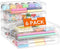 Lifewit Plastic Pencil Box with Snap-tight Lid, Large Capacity Hard Pencil Case, Stackable Craft organizer for Art Supply, Office, 6 Pack...