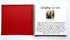 Gold Foil Christmas Memory Book, 8.5"x9" 90 Blank Pages, Keepsake Scrapbook Album for Families (Red/Gold)...