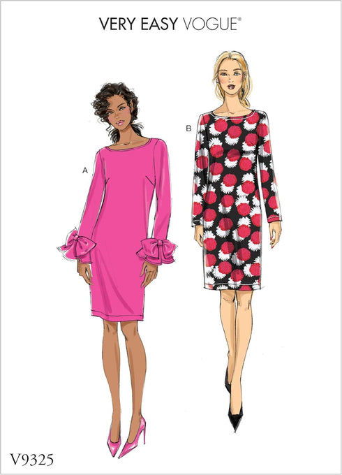 Vogue V9325E5 Very Easy Women's Lined Fitted Dress Sewing Patterns, Sizes 14-22, White...