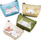 Oyachic 4 Packs Cute Coin Purse Cat Change Pouch Vintage Canvas Zipper Wallets Women Clutch Mini Bag Christmas Birthday Bag Clasp Closure...