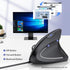 TECKNET Wired Mouse, 6400 DPI Ergonomic Mouse 6 Buttons Silent Mouse 4 Adjustable DPI Vertical Mouse Compatible with Windows/Chrome/Laptop/Compute...