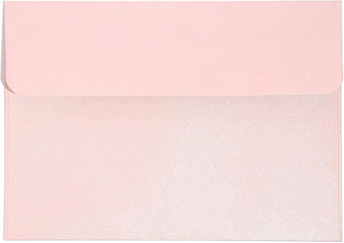 50 Pack A1 Premium Invitation Envelopes for Wedding, Metallic Pink, Mini Sized (3.6 × 5.1 In)...
