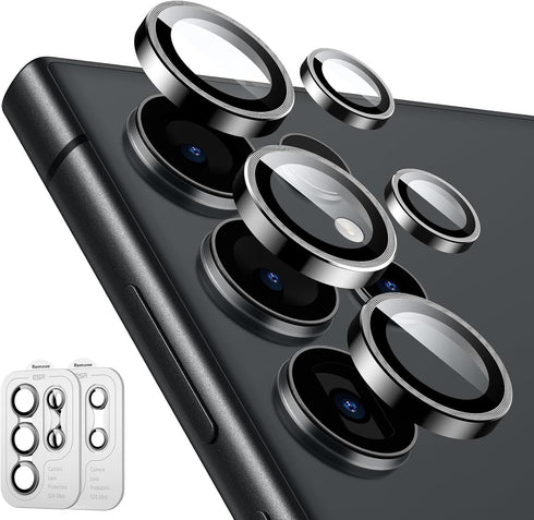 ESR for Samsung Galaxy S24 Ultra Camera Lens Protector, Individual Lens Protectors, Scratch-Resistant Ultra-Thin Tempered Glass with Aluminum Edgi...