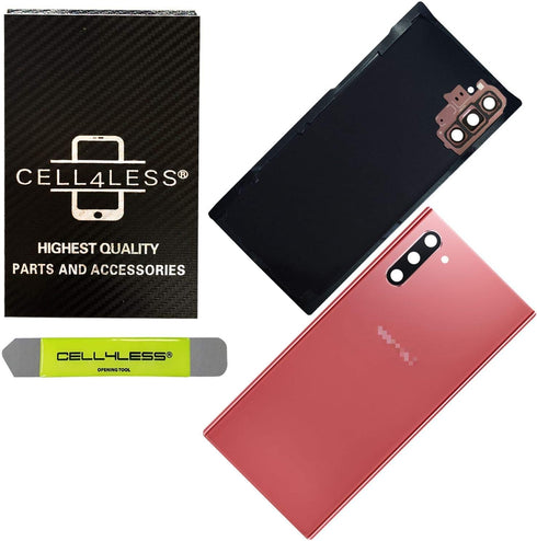 Cell4less Back Glass Replacement Kit for Galaxy Note 10 with Preinstalled Camera Lens & Adhesive (Aura Pink)......