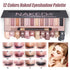 All in One Makeup Kit, 12 Colors Eyeshadow Palette, Nude Foundation, Lipstick Set, Eyebrow Soap, Eyeliner Stamp, Waterproof Mascara, Makeup Brush,...