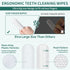 Pet Teeth Wipes for Dogs & Cats, Dog Tooth Cleaning Brushing Kit Dog Dental Wipes, 60Pcs Reduces Tartar & Plaque Fresh Breath Dog Teeth Cleaning F...