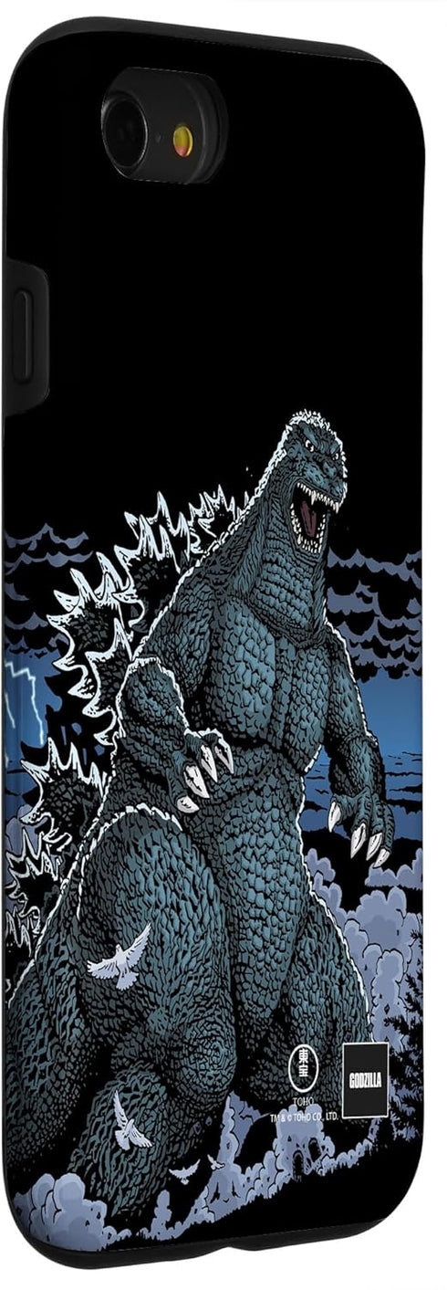 iPhone SE (2020) / 7 / 8 Godzilla Comic Art "Lightning" Case...