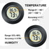 4 Pack Mini Digital Hygrometer Thermometer Gauge, Indoor Outdoor Temperature Humidity Meter for Greenhouse Humidors Incubators Reptile Terrarium J...