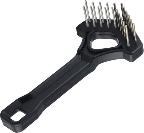 Mini-Rake V-Shape Double Row Rotating Teeth Demats and Grooms Dogs and Cats (Long Tooth Mini-Rake)...