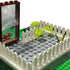 Fence Building Block Set, 20 Pieces Building Accessories for Garden Trees/Flowers/Farm Animal, Compatible with Classic Building Bricks (Cream Colo...