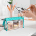PACKISM Clear Makeup Bags, Perfect Size TSA Approved Toiletry Bag for Travel, Durable Clear Pouches with Zipper for Home Storage Organizing, Bathr...