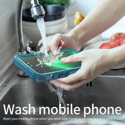 for iPhone 14 Pro Case Waterproof, Built-in Screen Protector Full-Body Rugged Sealed Cover Shockproof Dustproof Waterproof Case for iPhone 14 Pro ...