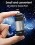 Mudder 12 Pieces Mini Keychain Light Bulk Pocket Tiny Flashlight Handheld Black Light led USB Rechargeable Waterproof Small Flashlights for Emerge...